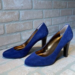 Lauren Ralph Lauren Rylie Pumps - Blue Suede Women’s Size 8